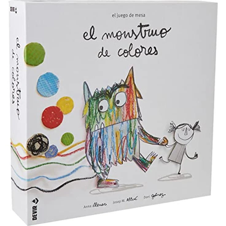 Devir BGMONSP El Monstruo de Colores, Brettspiel zur Emotionserkennung für 3- bis 6-jährige, spanische Ausgabe – Bild 1