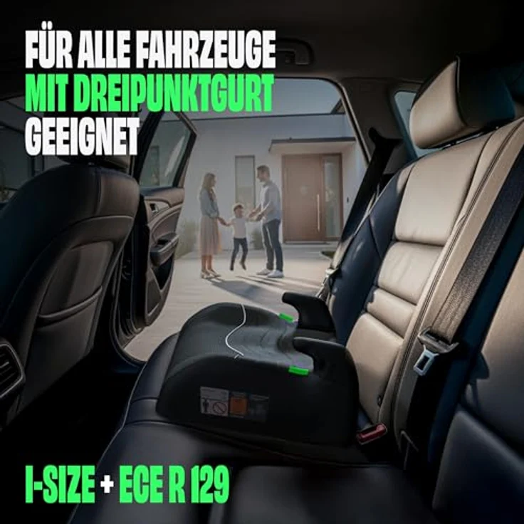 Bellelli EOS BOO Sitzerhöhung für Autositz, 15 – 36 kg, schwarz eos – Bild 4