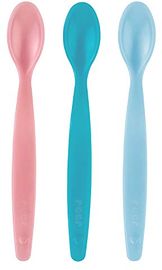 reer weicher Wärmesensorlöffel, Babylöffel, Fütterlöffel, 3 Stück