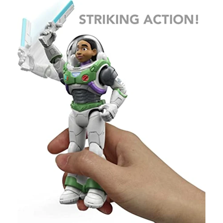 Disney Pixar HHJ88 - Buzz Lightyear Mission Equipped Izzy Hawthorne Spielfigur mit 12 beweglichen Gelenken, inklusive Laser-Attacke & Zubehör, Spielzeug für Kinder ab 4 Jahren – Bild 2