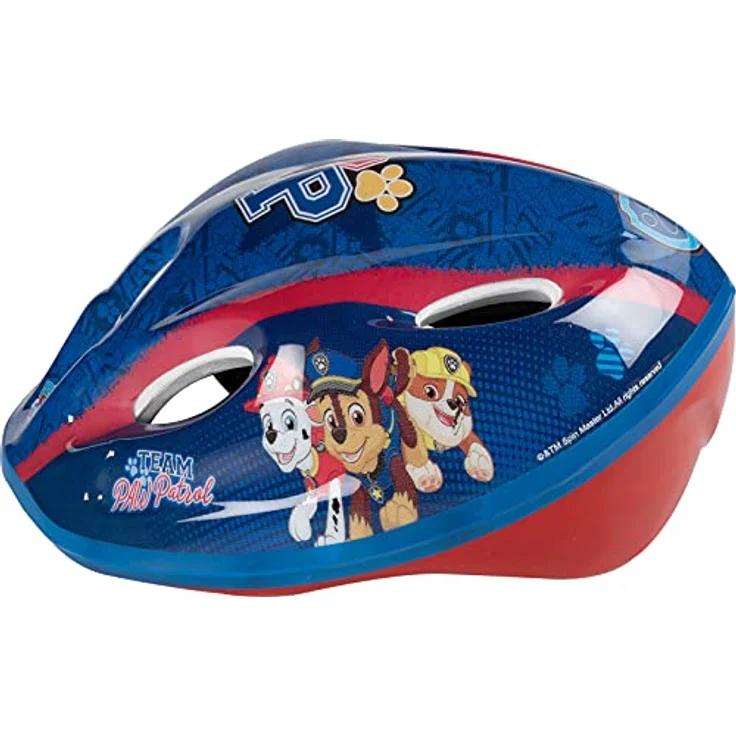 PAW PATROL Jungen Fahrradhelm für Kinder, blau, 52-56 cm mit Paw Patrol Grafik – Bild 2