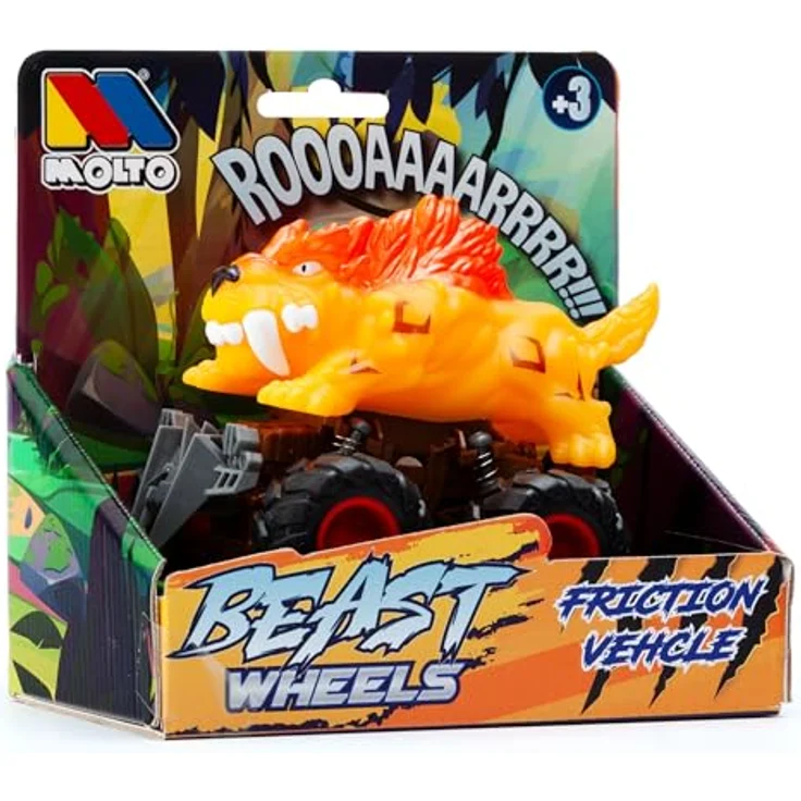 M MOLTO Vheiculos Tierfriccion Beast Wheels, ferngesteuertes Spielzeugauto, mehrfarbig, 15 x 5 cm – Bild 3