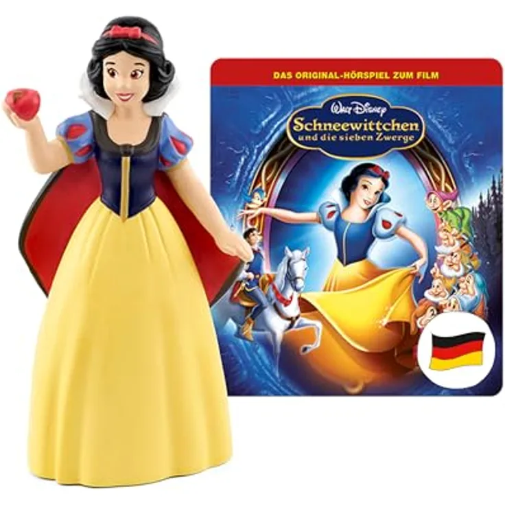 tonies Hörfiguren für Toniebox, Disney Schneewittchen und die Sieben Zwerge, Hörspiel mit Liedern für Kinder ab 4 Jahren, Spielzeit ca. 59 Minuten