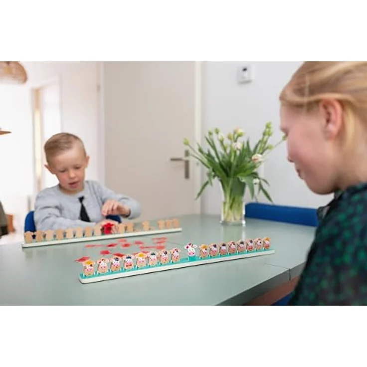 BS Toys Gedächtnisspiel "Which Cow Am I?", interaktives Brettspiel aus 100% FSC-Holz für Kinder ab 6 Jahren, 9,7 x 58 x 3 cm – Bild 7