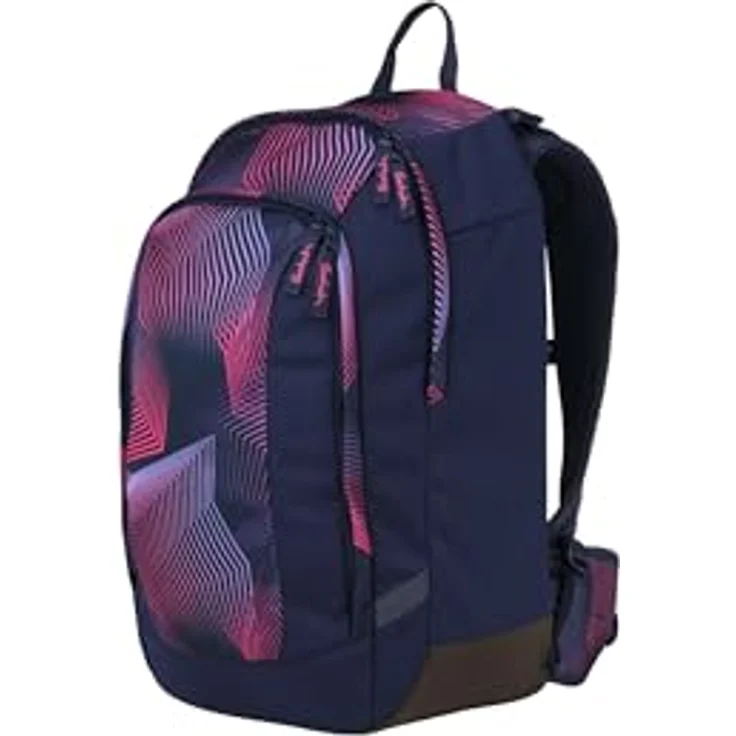 Satch air Schulranzen 26L, gepolstert mit Laptopfach, standfest, Seismic Pink - Dunkelblau – Bild 2