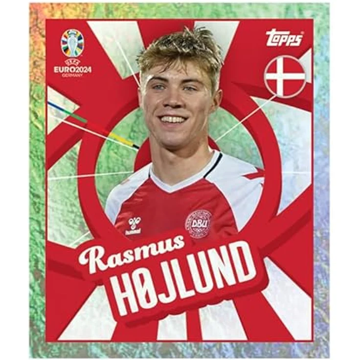 Topps Official EURO 2024 Sticker Collection, Komplettbox mit 100 Päckchen (600 Sticker), farbenfrohes Design und doppelte Sticker Display Box – Bild 9