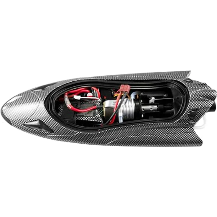 Amewi RC-Boot Amewi Stingray Speedboot 335mm RTR Carbon Optik mit Jetantrieb und LED-Beleuchtung – Bild 6