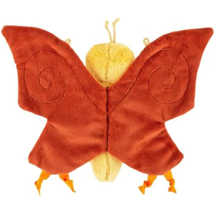Sigikid Greifspielzeug Aktiv Schmetterling, gelb-orange, mit Geräuschen und knisternden Flügeln für Babys von 3 bis 36 Monaten – Bild 3