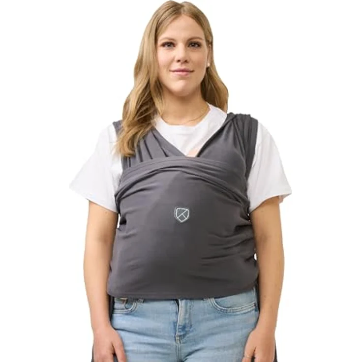 Koala Cuddle Band 2, elastisches Bauchtragetuch bis 15 kg, verstellbar und unisex, aus Bio-Baumwolle – Bild 1
