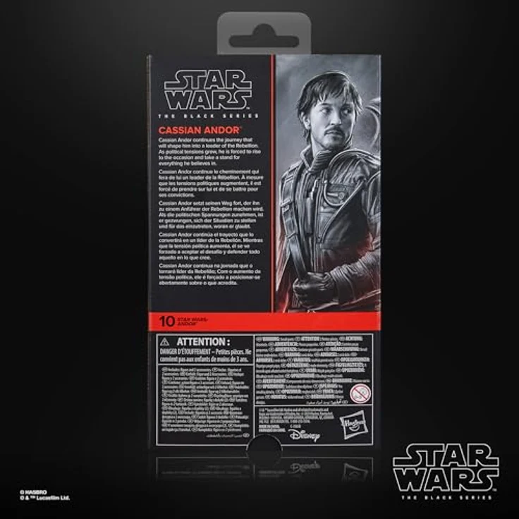 Star Wars The Black Series Cassian Andor Action-Figur, 15 cm mit Blastern, inspiriert von der Live-Action-Serie Andor – Bild 4