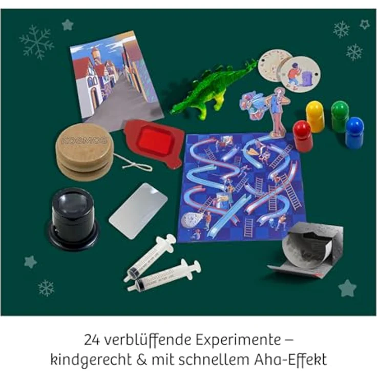 Kosmos Spielzeug-Adventskalender Experimente - 2024 - Preisvergleich – Bild 2