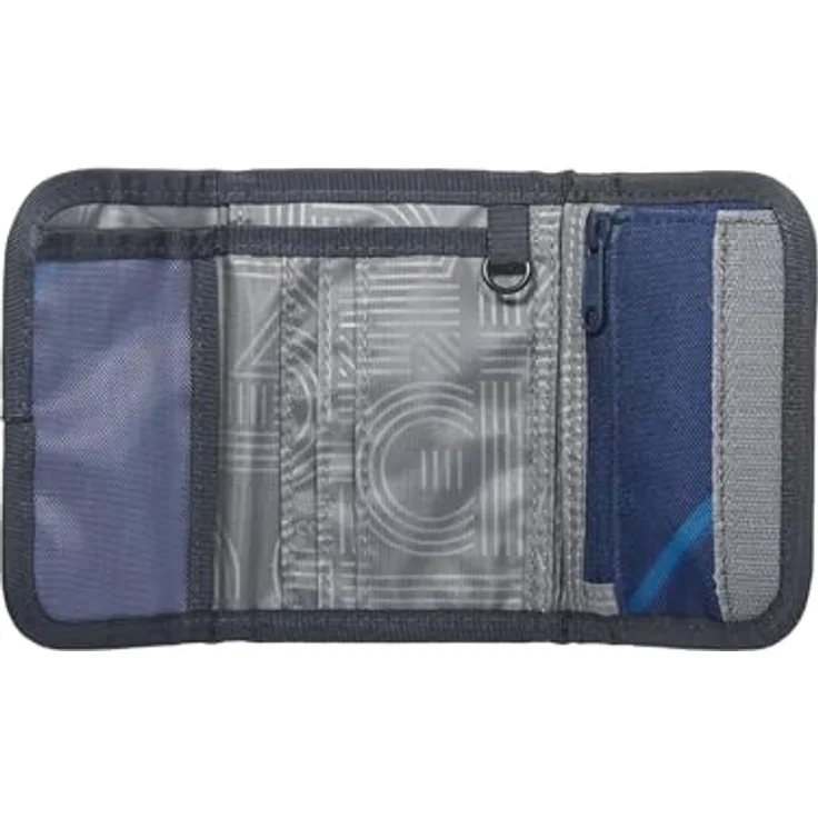 Coocazoo Geldbörse „Fast Lime”, schwarz-blau, Portemonnaie mit 2 Sichtfenstern, Münzfach, Kartenfächern und Klettverschluss, ab der 3. Klasse – Bild 2