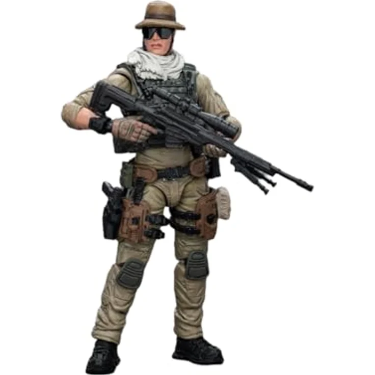 Joy Toy Hardcore Coldplay Actionfigur 1/18 U.S. Army Delta Assault Squad Sniper, beweglich, 11 cm, Zubehör enthalten – Bild 1