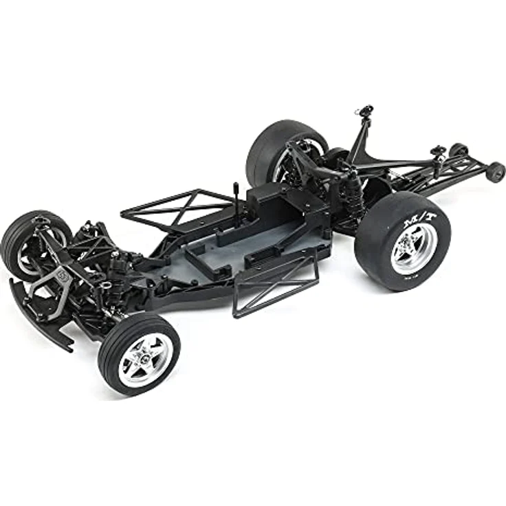 LOSI 1/10 22S 2WD No Prep Drag Car Roller, Ferngesteuertes Auto mit Aluminum Chassis und Offiziell lizenzierten Mickey Thompson Reifen, Metallgetriebe und präziser einstellbarer Wheelie Bar – Bild 1