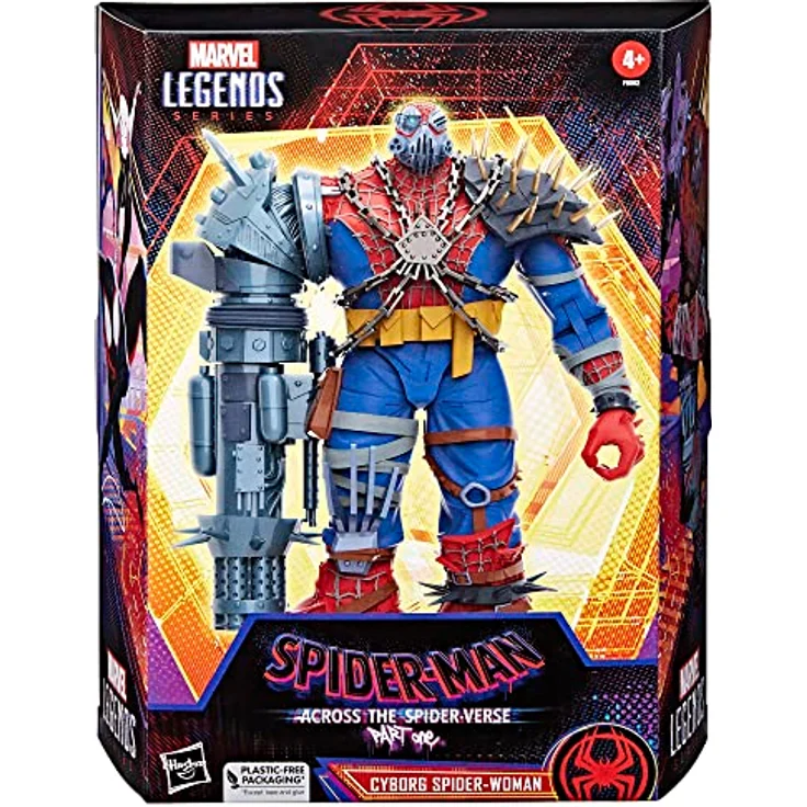 Hasbro Marvel Legends Deluxe Cyborg Spider-Woman Figur, robust und langlebig, 15 cm - Across The Spider-Verse – Bild 2