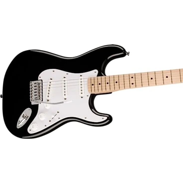 Fender Squier Sonic Stratocaster Pack, E-Gitarre aus Pappel, versatil in Schwarz mit Frontman 10G Verstärker und Zubehör – Bild 6