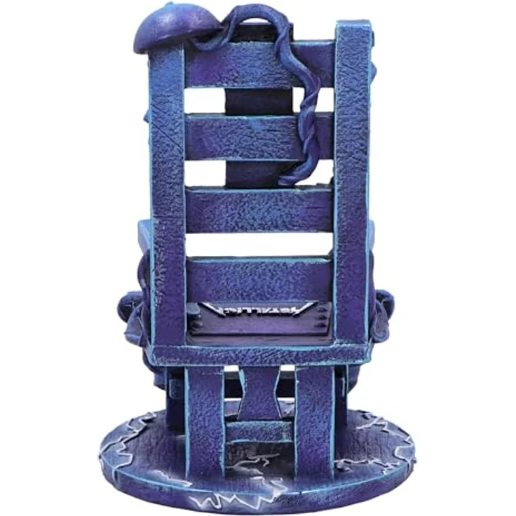 Nemesis Now Metallica Ride the Lightning Figur, 15 cm, handbemalt, blau, Sammelfigur – Bild 4