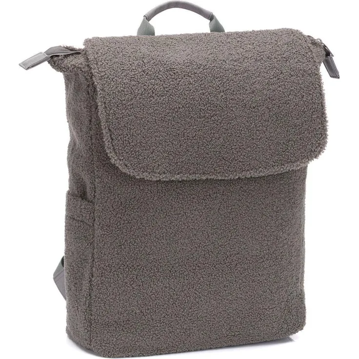 Fillikid Wickelrucksack Teddy, praktischer Wickelrucksack mit durchdachtem Raumkonzept und seitlicher Flaschenhalterung, braun