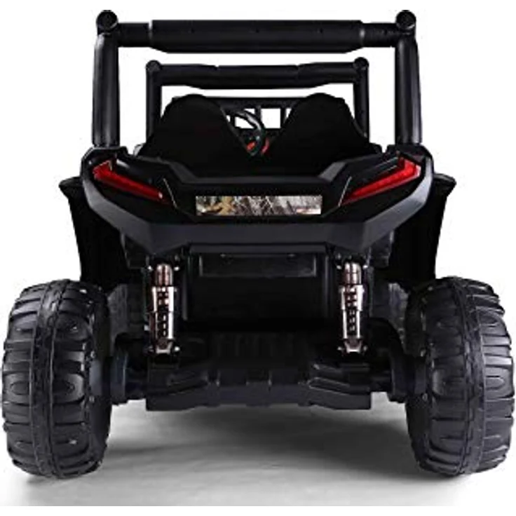 RIRICAR Kinder elektroauto 24V UTV, rot, Elektro Buggy für Kinder 2 sitzer mit 2,4 GHz Fernbedienung, 2 x 200 W Motor, Eva-Räder, gepolsterter Sitz, USB, SD-Karte, Elektro Buggy UTV MX ab 3-8 Jahre – Bild 5