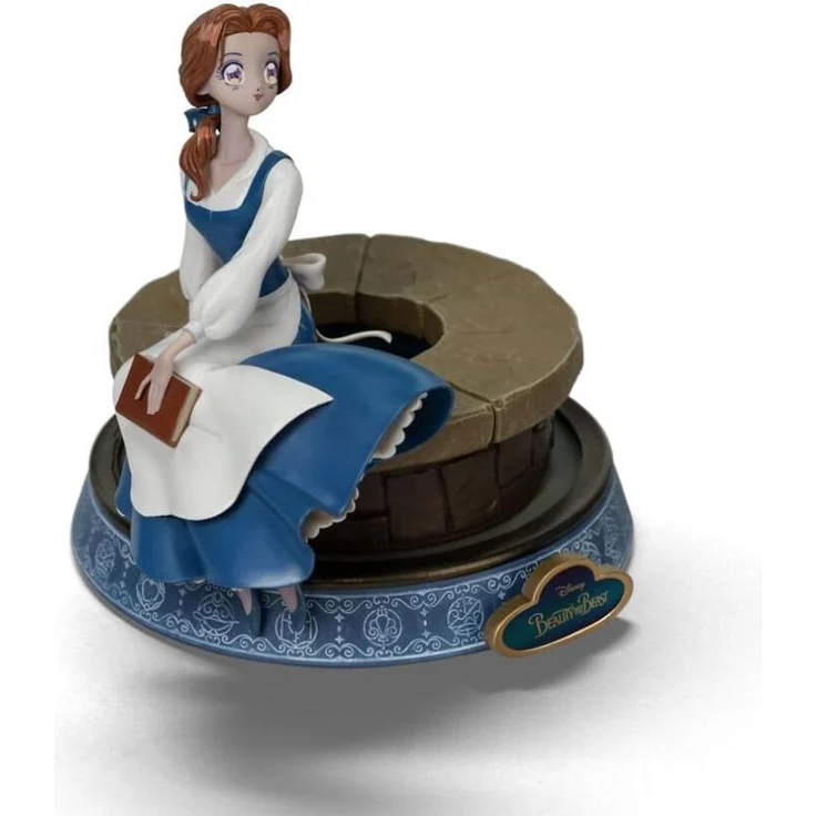 Iron Studios Disney Anime Prinzessin Belle Maßstabsfigur, handbemalt aus hochwertigem PVC, 15 cm