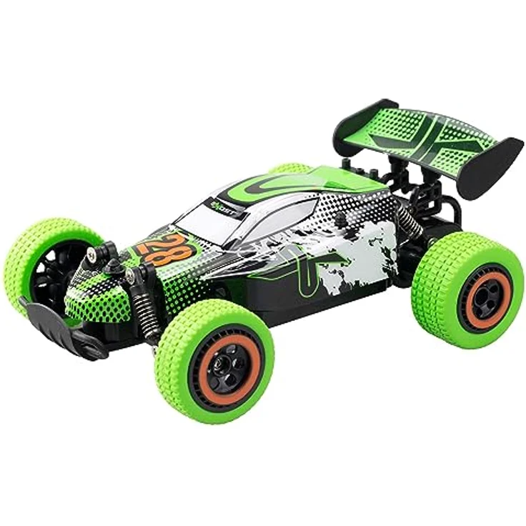 Silverlit Exost Buggy Dust Storm, ferngesteuertes Geländewagen-Spielzeug 1:18 mit Aufhängungen, grün und schwarz, 12 km/h, ab 5 Jahren – Bild 3