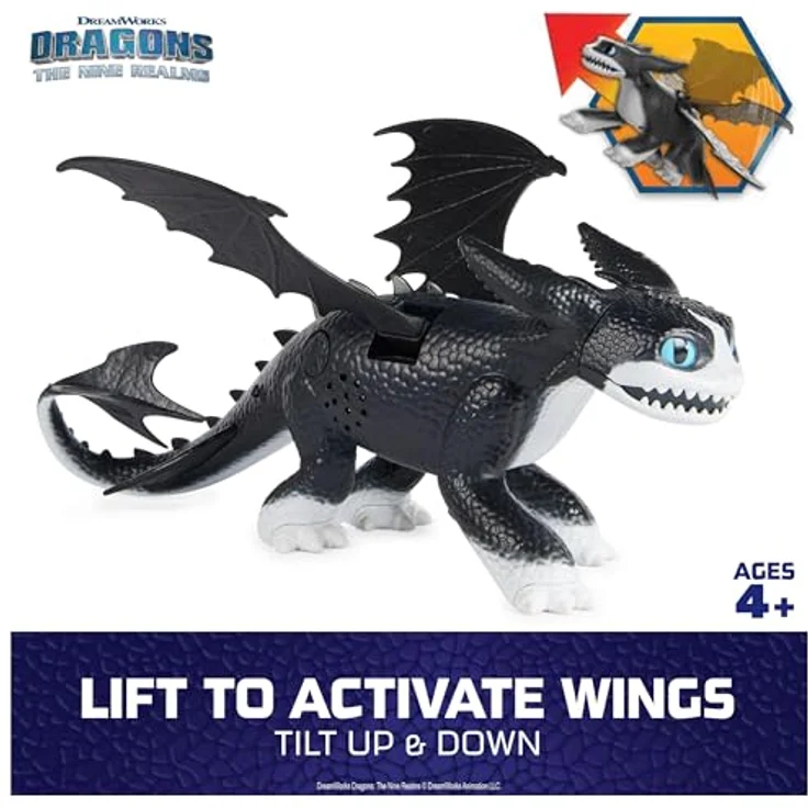 Sonstige Verlage DWD 9 Realms - Fire & Flight Thunder, Sammelfigur aus "Wie trainiere ich deinen Drachen" mit exklusiven Charakteren und Waffen – Bild 3