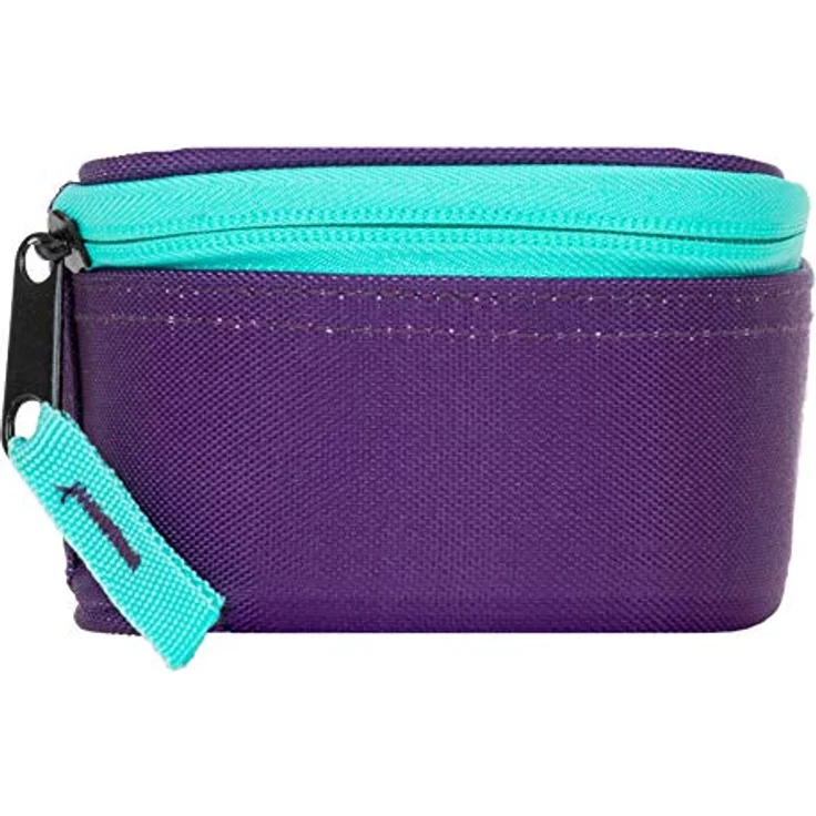 Mäppchen Mädchen Etui Federtasche Mäppchenbox groß Pennal Schülermäppchen pencil case Elephant Box Large 12800 + 6 Stifte (Violet Cube (Lila-Türkis)) – Bild 5