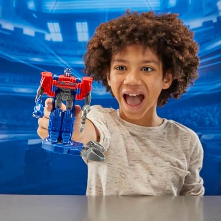 Transformers One Robot Battlers, 2er-Pack Action-Figuren mit verwandelbarem Optimus Prime und Megatron, 11,5 cm, inklusive Battle-Ausrüstung – Bild 3