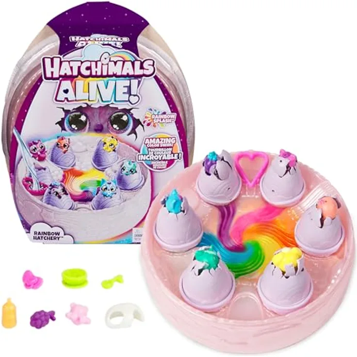 Hatchimals Collectible RS Rainbow Hatchery, Sammelfiguren für Kinder mit innovativem Design