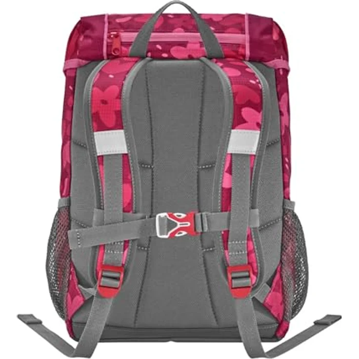 Step by Step Rucksack-Set Kid „Wild Horse Nora“, ergonomischer Mini-Ranzen in rosa-rot mit Sitzkissen und höhenverstellbarem Brustgurt, für Kindergarten und Freizeit, 13 l – Bild 3