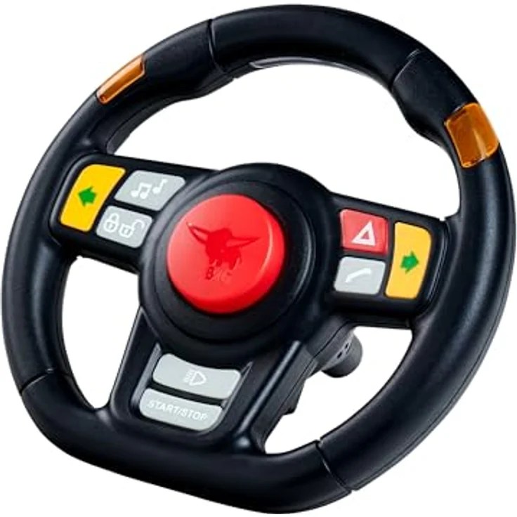 BIG Spielfahrzeug-Lenkrad BIG Sound Lenkrad, mit Licht- und Soundeffekten, kompatibel mit BIG Bobby Cars und Traktoren, batteriebetrieben – Bild 1