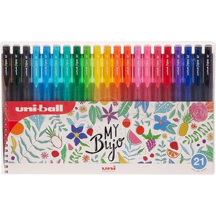Posca Schreibstifte Roller Signo, Gel-Roller Set mit 21 Farben, wasserfest und lichtecht – Bild 1