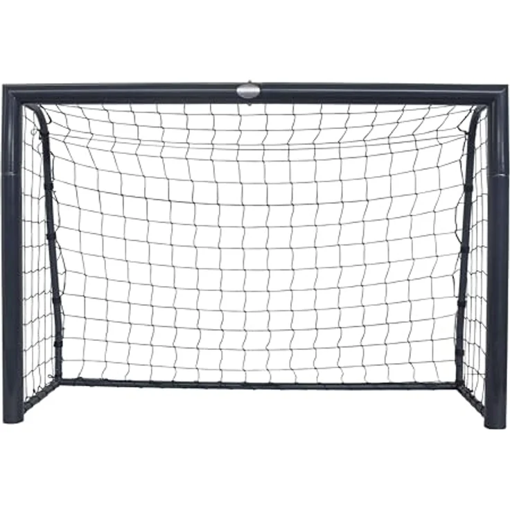 AXI Cristiano Fußballtor 180 x 120 cm in Anthrazit für den Garten | Fussball Tornetz aus Metall mit Bodenverankerung | Fußball Tor für Kinder & Erwachsene. – Bild 1