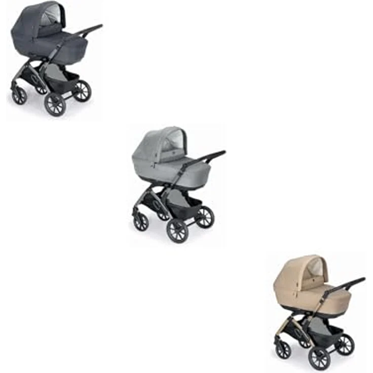 Cam il mondo del bambino 2in1 Kombi-Kinderwagen Dinamico Smart, vielseitig und komfortabel, inkl. Zubehör, erhältlich in verschiedenen Farben – Bild 2