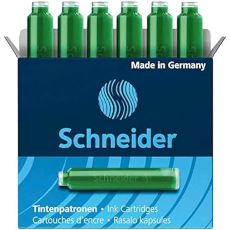 Schneider Füller Schneider Tintenpatronen für Füller, grün – Bild 2