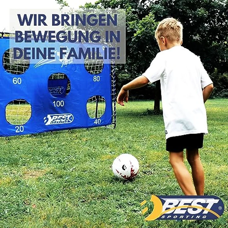 Best Sporting Fußball Superstar Classic I Fussball mit klassischem Design I hochwertiger Ball I Fußball Kinder in Größe 5 I weißer Fussball Kinder I strapazierfähiger Trainingsball – Bild 5