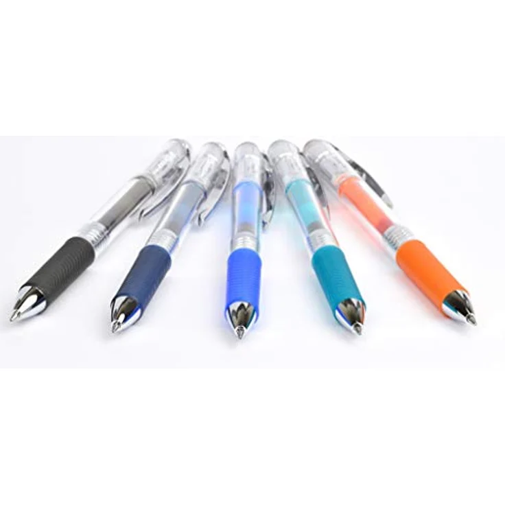 Pentel BL77TLE-CAX EnerGel Pure Gel-Tintenroller mit Druckmechanik, 0,7 mm Kugeldurchmesser = 0,35 mm Strichstärke, nachfüllbar, 1 Stück, marineblau – Bild 3