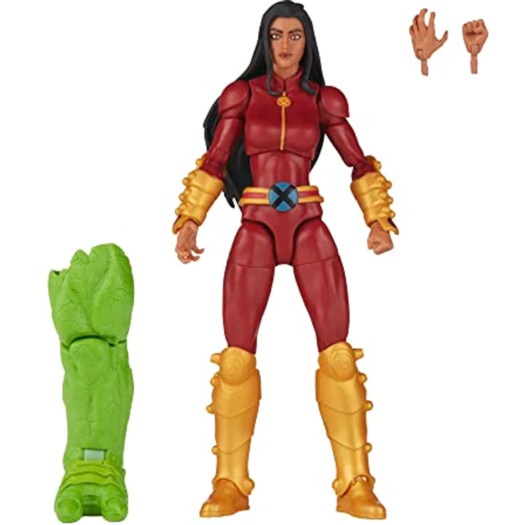 Marvel Hasbro Legends Series: Monet St. Croix, 15 cm X-Men Action-Figur mit Accessoires und Build-A-Figure Element Ch’od – Bild 1