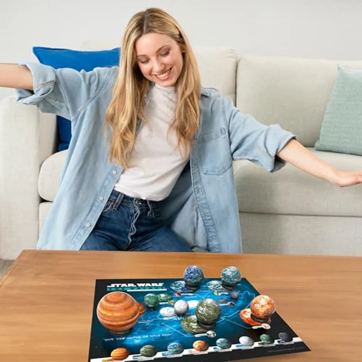 Ravensburger 3D Puzzle 11577 - Puzzle-Ball Planeten der Star Wars Galaxie - erste Trilogie - 3D-Puzzle-Set mit 8 Puzzle-Bällen, EasyClick Technology, inkl. A2 Poster - ab 6 Jahren – Bild 2