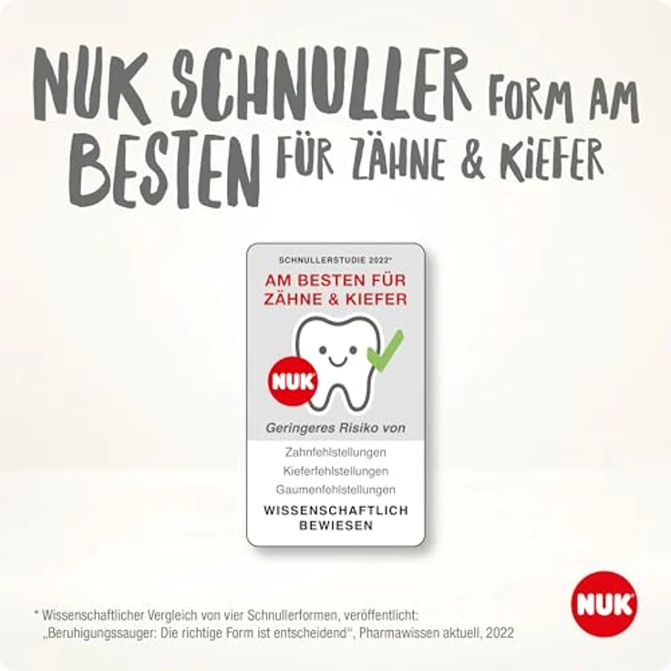 NUK Schnuller STAR Peppa Wutz, Lutschteil Kieferform Silikon mit Wiederverwendbarer Schnullerbox, 2er Pack – Bild 6