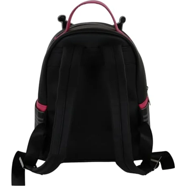 Hello Kitty Kuromi Skull, kleiner Rucksack mit Reißverschluss und 5 L Kapazität, Schwarz, 22 x 25 cm – Bild 3