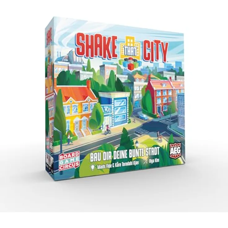 Board Game Circus BGC07019 Shake That City, Brettspiel in hoher Qualität, ideal als Geschenk