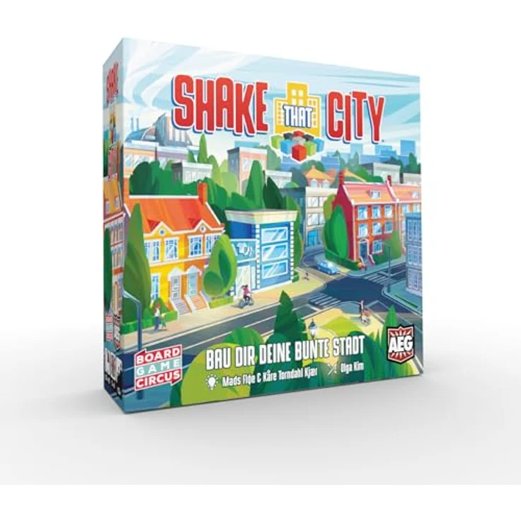 Board Game Circus BGC07019 Shake That City, Brettspiel in hoher Qualität, ideal als Geschenk – Bild 1