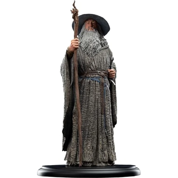 Weta Workshop Herr der Ringe Mini Statue Gandalf der Graue 19 cm, detailreiche Statue aus hochwertigem Resin – Bild 1