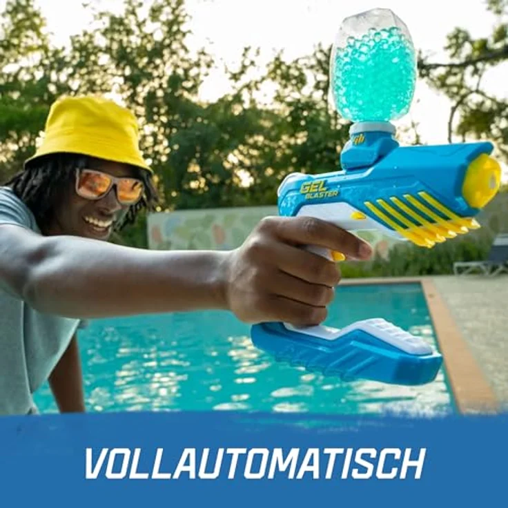 Gel Blaster Piranha – Wasserdichter Automatischer Blaster mit Wasserperlen, 30 Meter Reichweite, Outdoor & Pool-Spielzeug für Männer | Gadgets für Männer und Teenager ab 14 Jahren – Bild 5