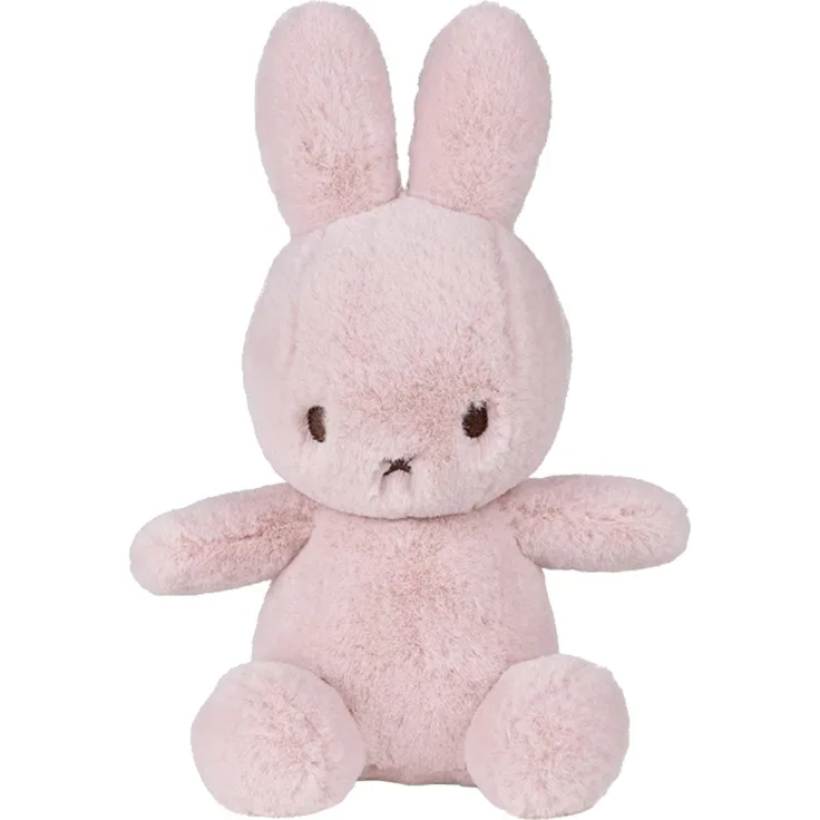 International Bon Ton Toys Cozy Miffy - The X Label, weiches Kuscheltier in soft pink rosa, sitzend, 23 cm, in Geschenkbox