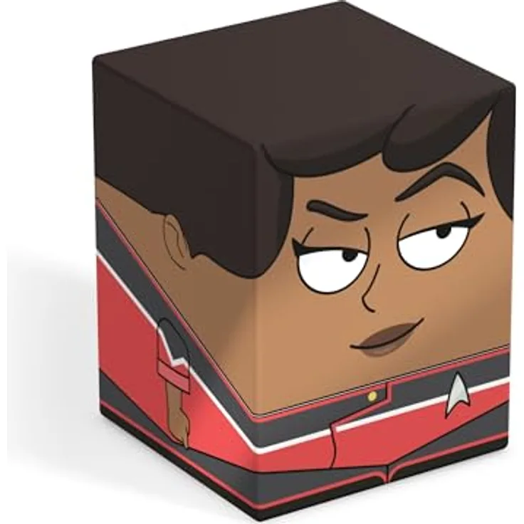 Squaroes Squaroe Star Trek: Lower Decks™ ST001 Beckett Mariner, Sammelbox für TCG-Decks mit Platz für bis zu 100 Karten, aus 78 % erneuerbaren Rohstoffen