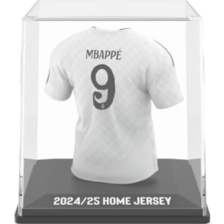 Banbotoys Mini-T-Shirt-Figur Real Madrid Mbappe, detailreiche Sammelfigur aus umweltfreundlichem Kunststoff, 9,5 cm hoch – Bild 4