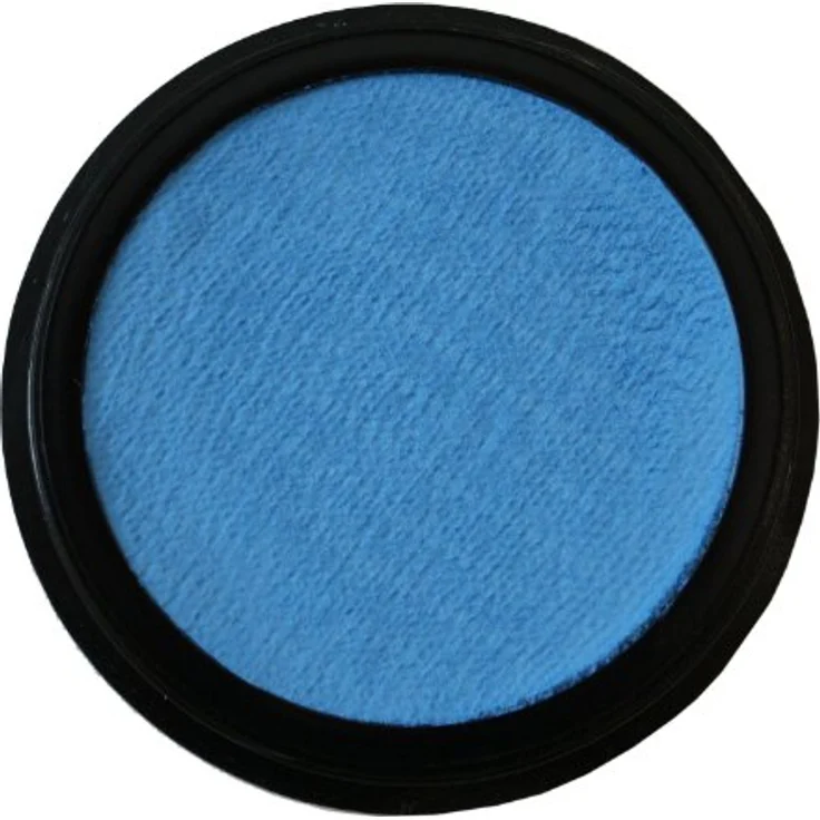 Eulenspiegel 183779 - Profi-Aqua Schminke in Hellblau, 30 G - Wischfest, schnell trocknend, vegan & glutenfrei – Bild 3