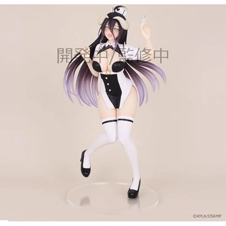 System Service Overlord Vivit PVC Statue Albedo Nurse Ver. 18 cm, detailreiche Sammelfigur in bedruckter Box – Bild 3